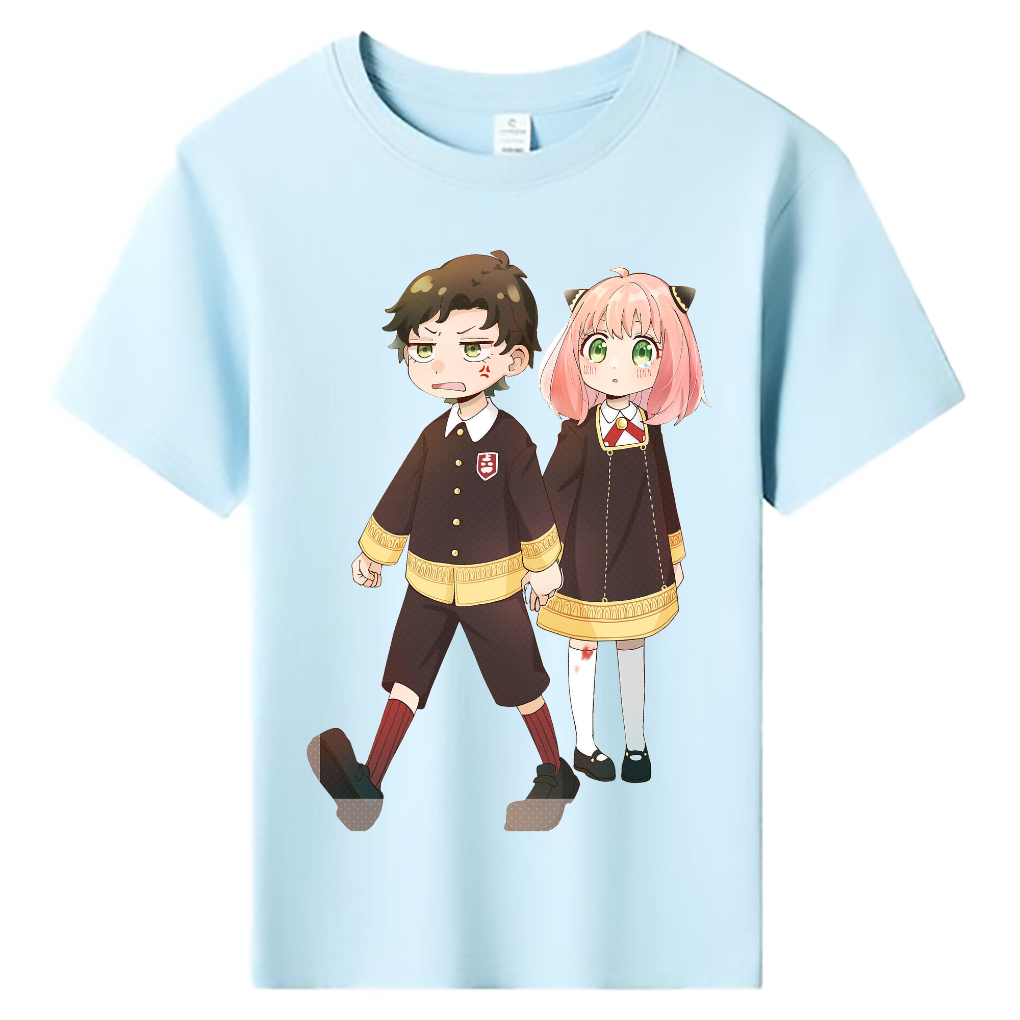 （画像用） SPY×FAMILY间谍家家酒 綿100％キッズTシャツ（フロントプリント）